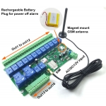 16 Way Relay Switch output GSM controller